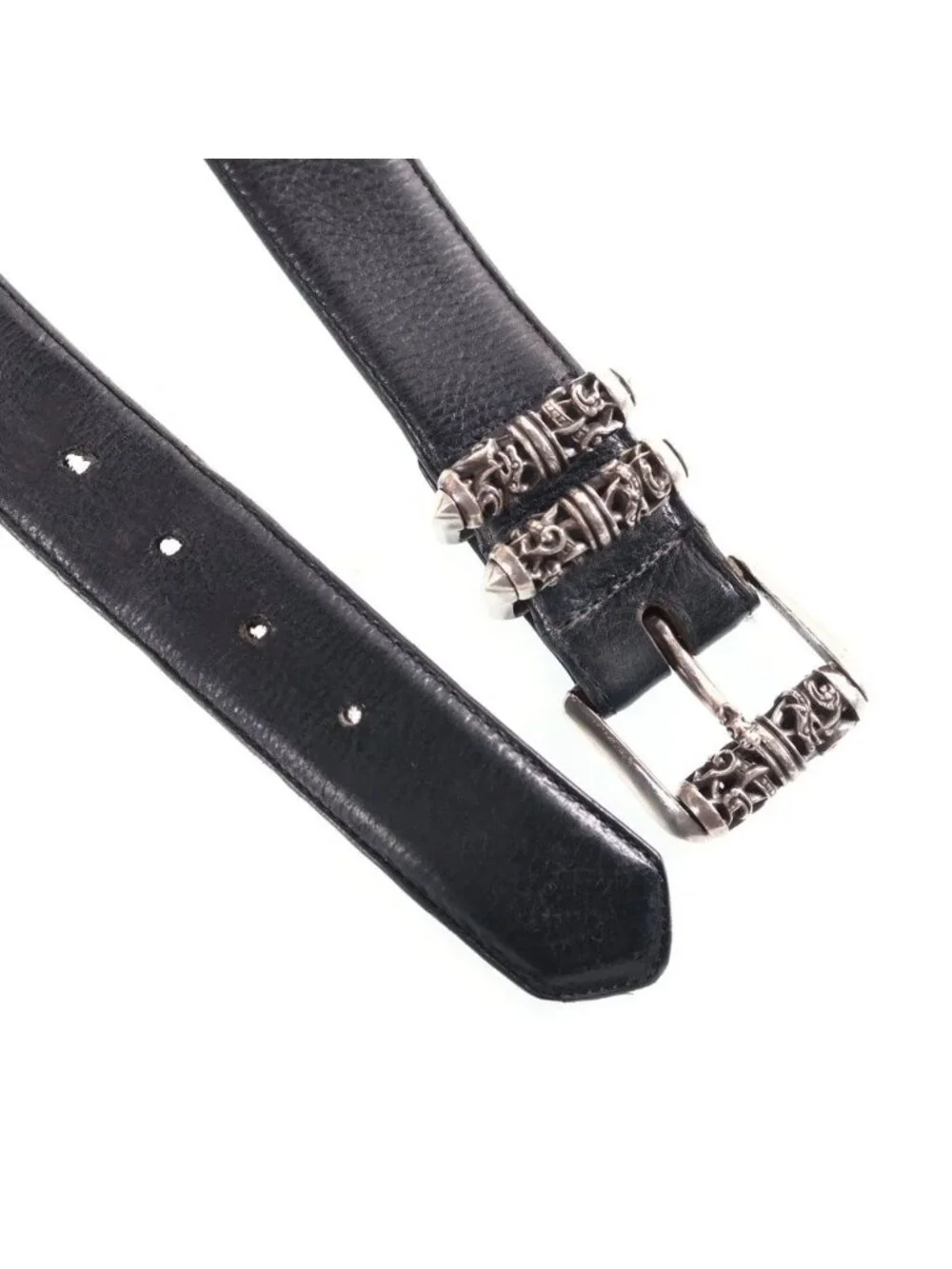 Chrome Hearts Celtic Roller Leather Belt